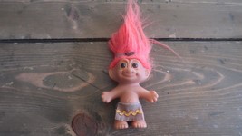 Native American Boy Russ Troll Doll 3" Indian Hard To Find - $29.70
