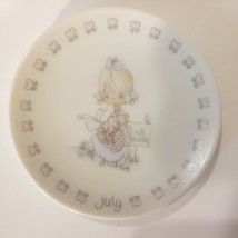 Precious Moments Collector's 1988 Plate Small Month of July 3.75 inches  - $10.89