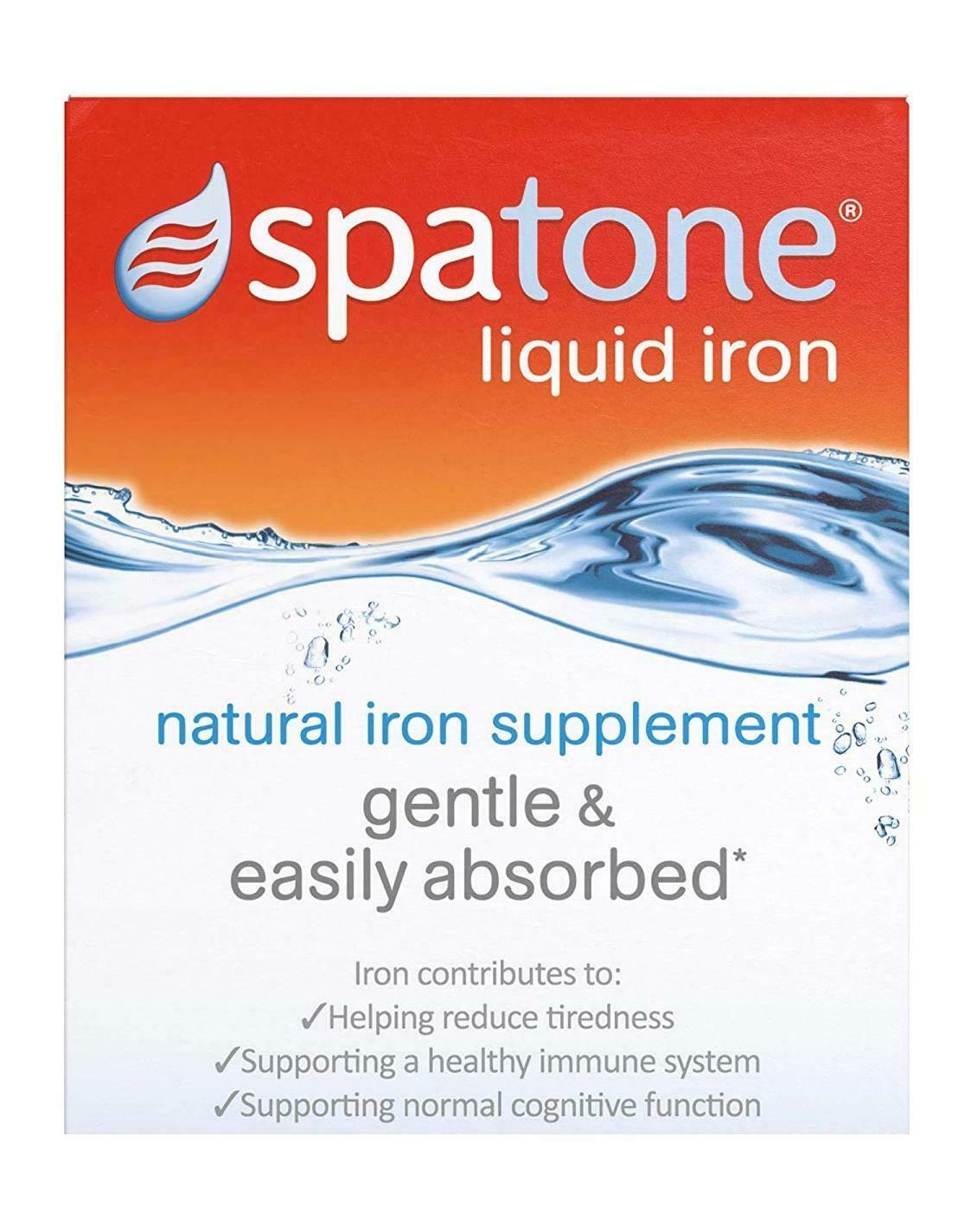 Spatone Natural Liquid Iron Supplement Original 25ml Sachets x 14