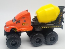Maisto Monster Truck Mixer Metal Builder Zone Quarry Concrete Mixer Toy 8.5” - $15.96