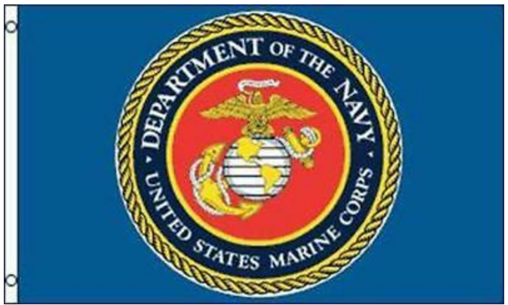 2 NEW NAVY MARINE CORPS USA 3 X 5 FLAG 3x5 flags military america FL452 ...