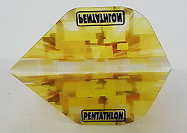 Pentathlon Vizion Star Burst Yellow Standard Dart Flights - $1.34