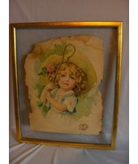 1901 Original Color Lithograph Little Bo Peep Maude Humphrey Victorian F... - $123.75