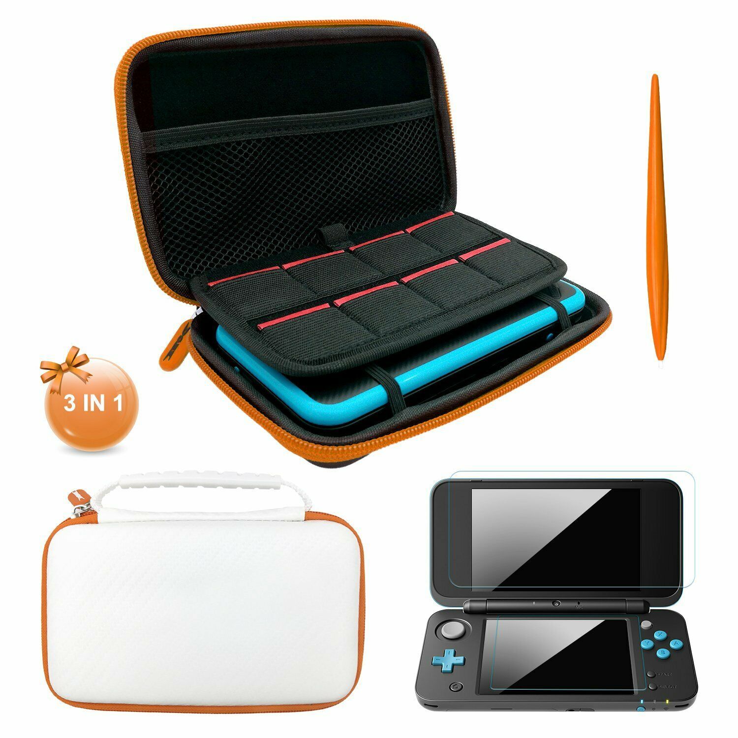 Case For Nintendo 2DS XL/LL Hard Protective Carrying Bag Screen