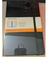 Moleskine Hard Cover Notebook, Ruled, 8 1/4 x 5, Black Cover, 192 Sheets - $17.82