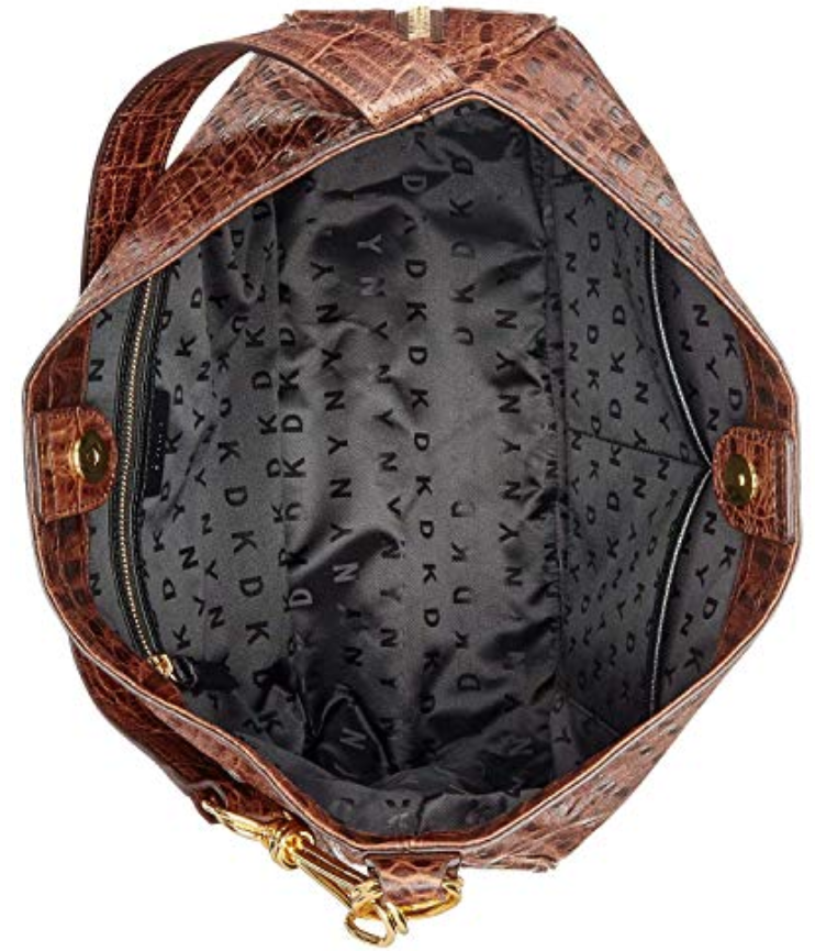 dkny wes studded leather hobo