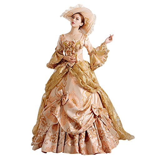 1791's lady Women's Victorian Rococo Dress Medieval Renaissance Regency Costume