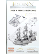 ICONX Queen Anne&#39;s Revenge 3D Laser Cut Model Fascinations 013092 - $17.99