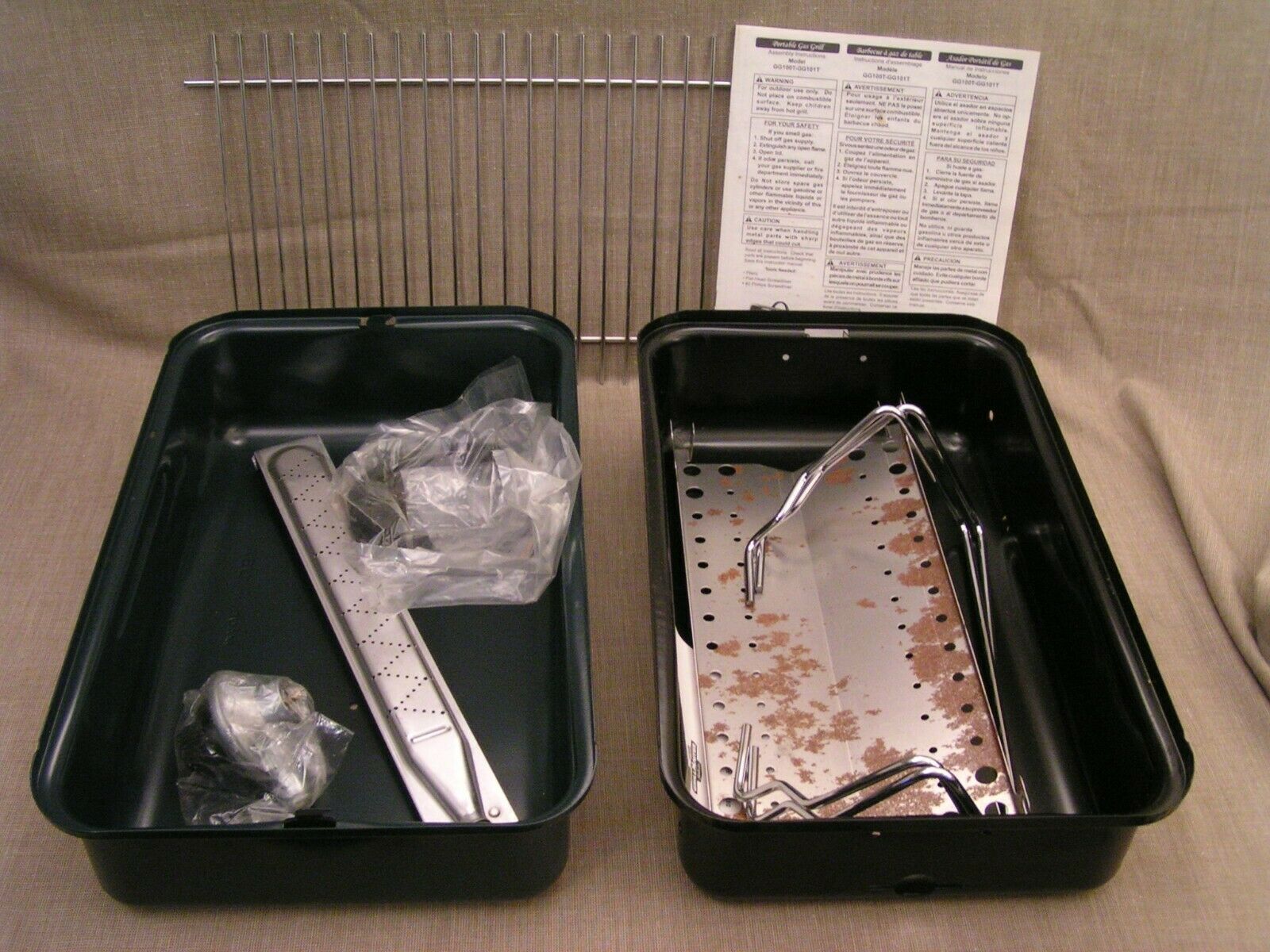 Sunbeam Grill Master 100 Portable Tailgate Tabletop Propane LP Gas
