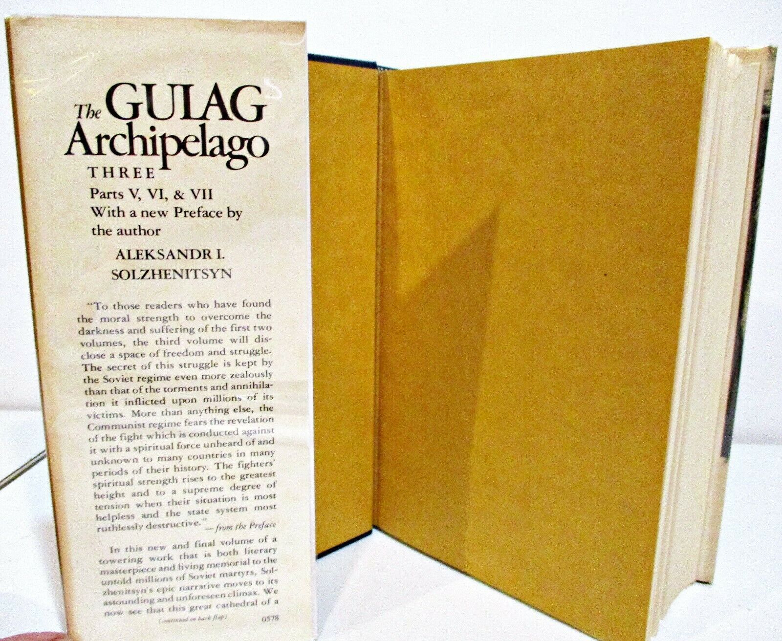 THE GULAG ARCHIPELAGO 1, 2, 3 by ALEXANDER SOLZHENITSYN 3 VOLUME HCDJ
