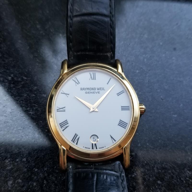 montre raymond weil or 18k