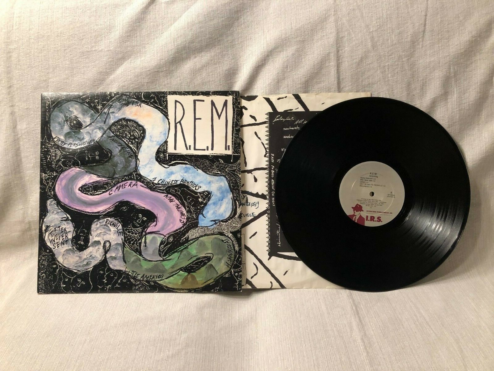 1984 R.E.M. REM Reckoning LP Brown Vinyl IRS Records SP70044 (C) VG+
