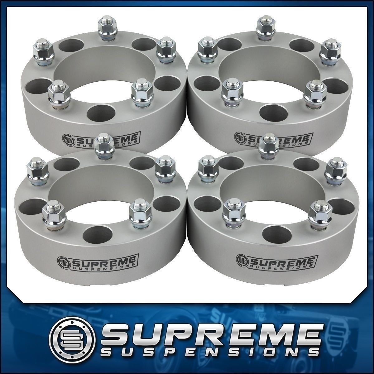 Billet 4x Wide Track 2" Wheel Spacers Kit Fits 19761986 Jeep CJ7 2WD