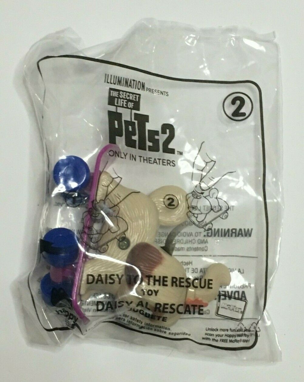 DAISY TO THE RESCUE The Secret Life Of Pets 2 Happy Meal