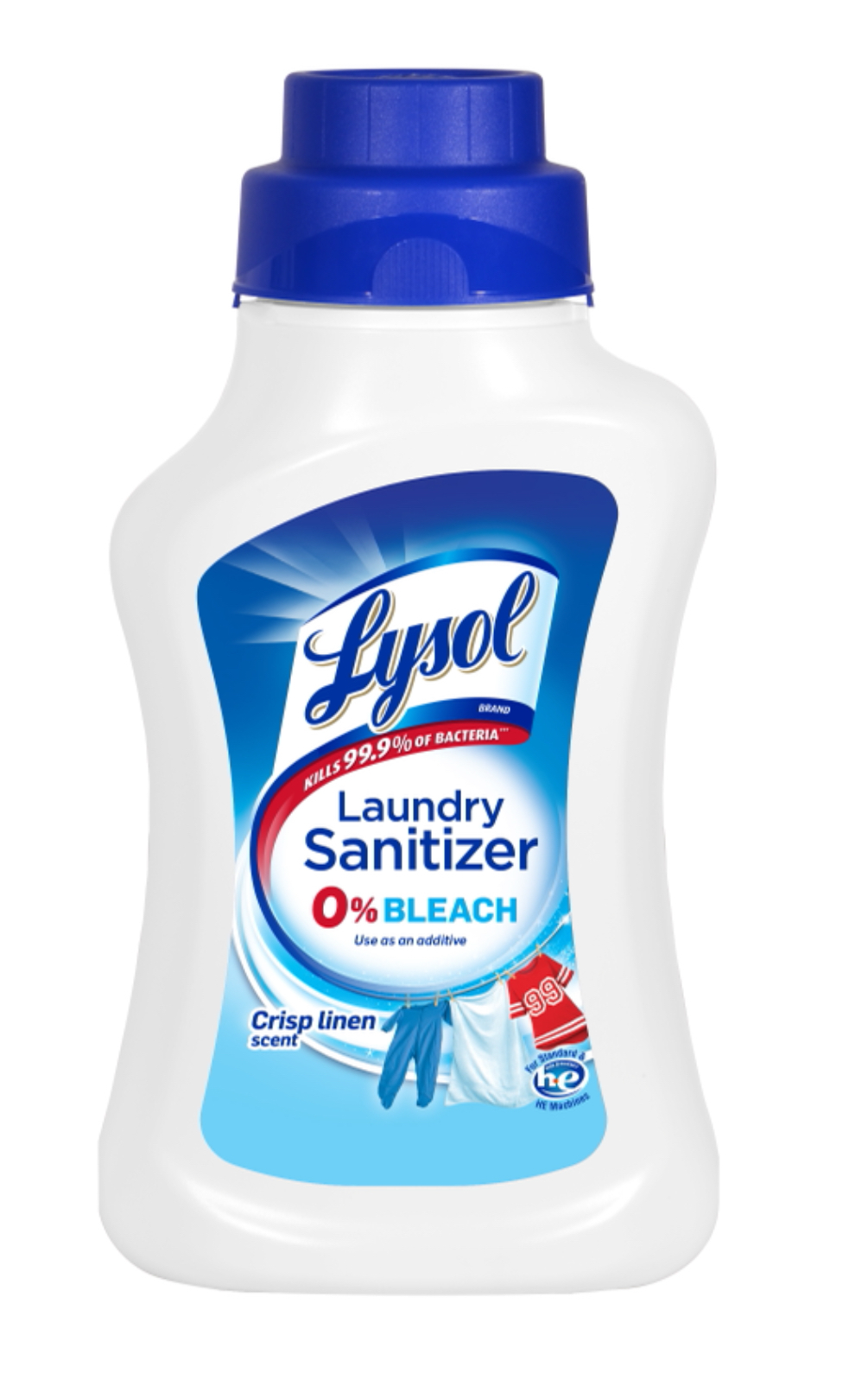 Lysol Laundry Sanitizer, Crisp Linen, 41 Oz, Eliminates Odors and Kills