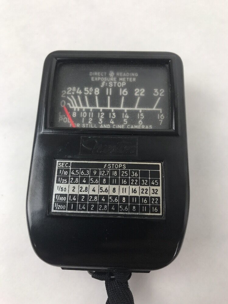 WESTON MODEL 853 Selenium Direct Reading Exposure Meter WORKING