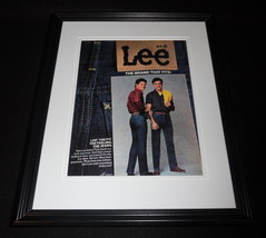 1984 Lee Riders Jeans Framed 11x14 ORIGINAL Vintage Advertisement