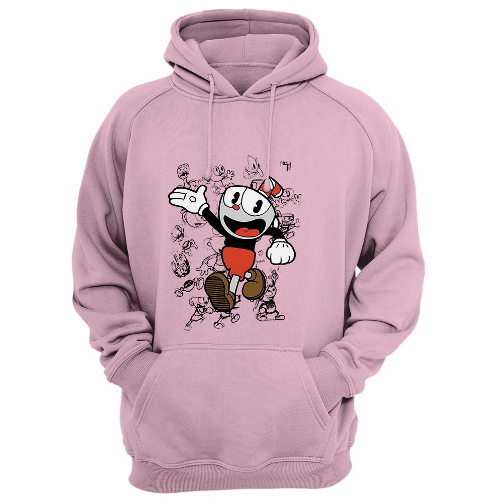 Cuphead Sketchy Cuphead Hoodie - Sweatshirts, Hoodies