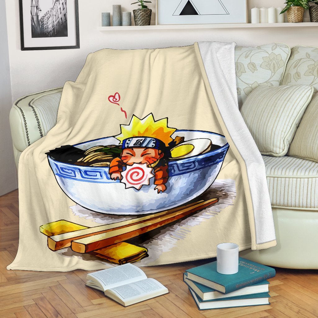 Naruto Ramen Premium Blanket Blankets & Throws
