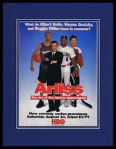 Arli$$ 1997 HBO Framed 11x14 ORIGINAL Advertisement Reggie Miller Wayne Gretzky