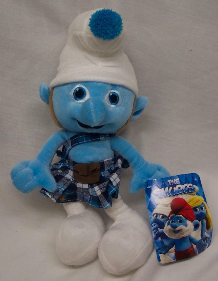 large stuffed smurf