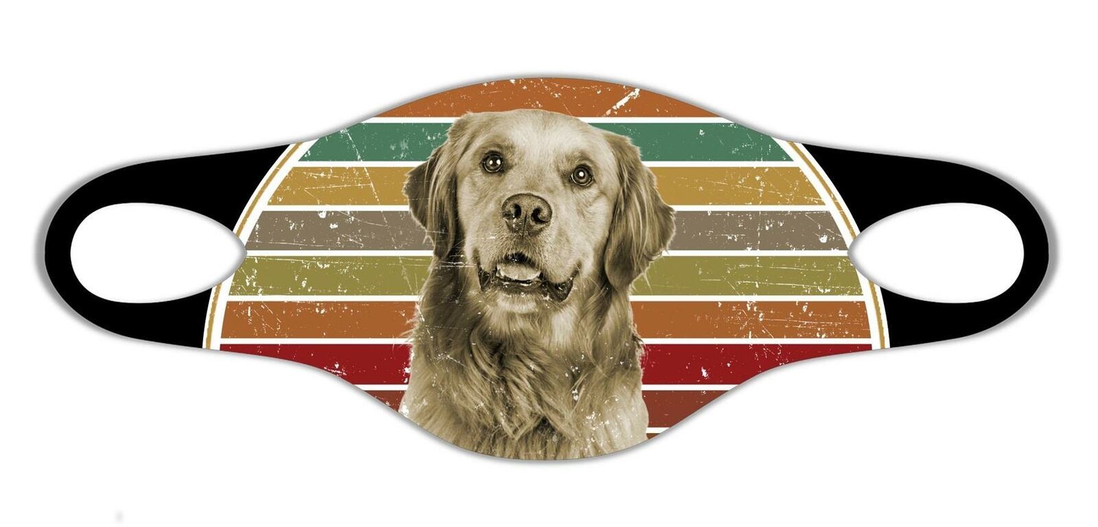 Golden Retriever dog lovers Soft face protective mask easily washed respire airy