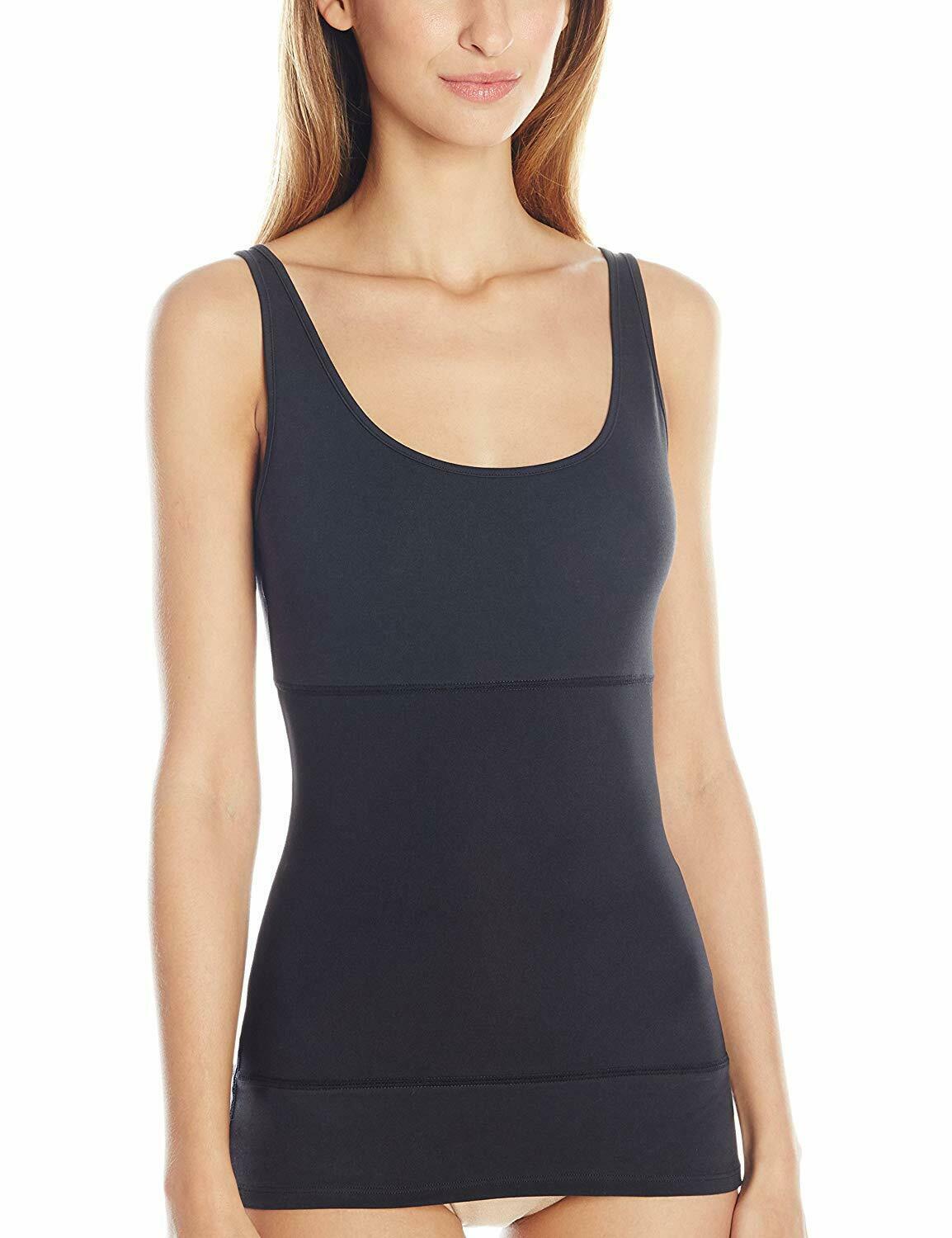 Yummie BLACK Pearl Scoop Neck Shapewear Tank Top, Size US Large - Shapers