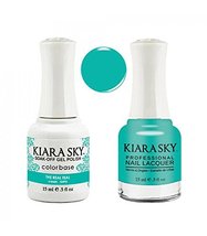 Kiara Sky Matching Gel Polish + Nail Lacquer, The Real Teal.5 fl. oz - $14.84