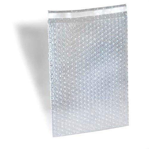 Bubble Wrap Storage Pouch Bags, 8 x 15 1/2 inch, Peel & Seal, Bubble