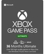12-Month x3 =36 months {or less} Xbox Game Pass Ultimate Gold+Game Pass+PC XGPU - $115.44