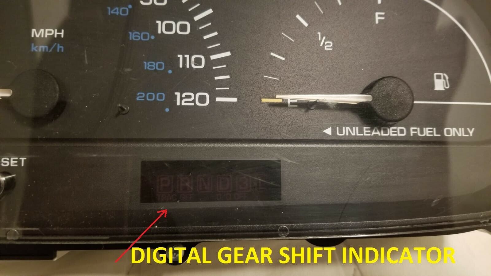 97 98 99 00 Dodge Caravan Instrument Cluster NoTacho BLACK Plug