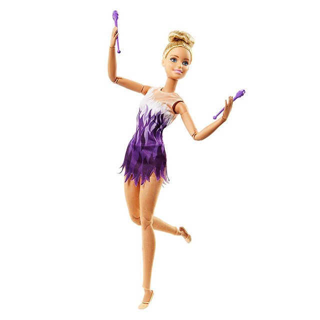 Original Barbie Doll the Ultimate Posable Barbie Doll Toy Gymnast