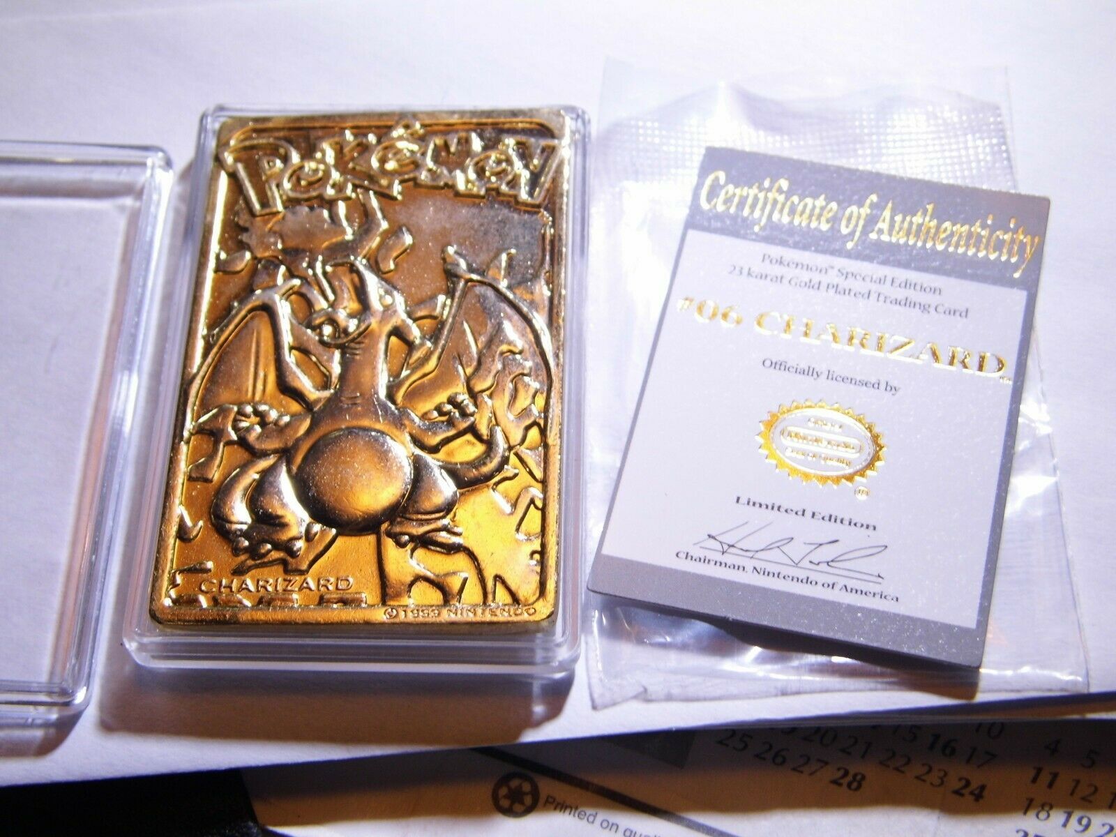 Charizard 23k Gold Plated Pokemon Trading And 42 Similar Items