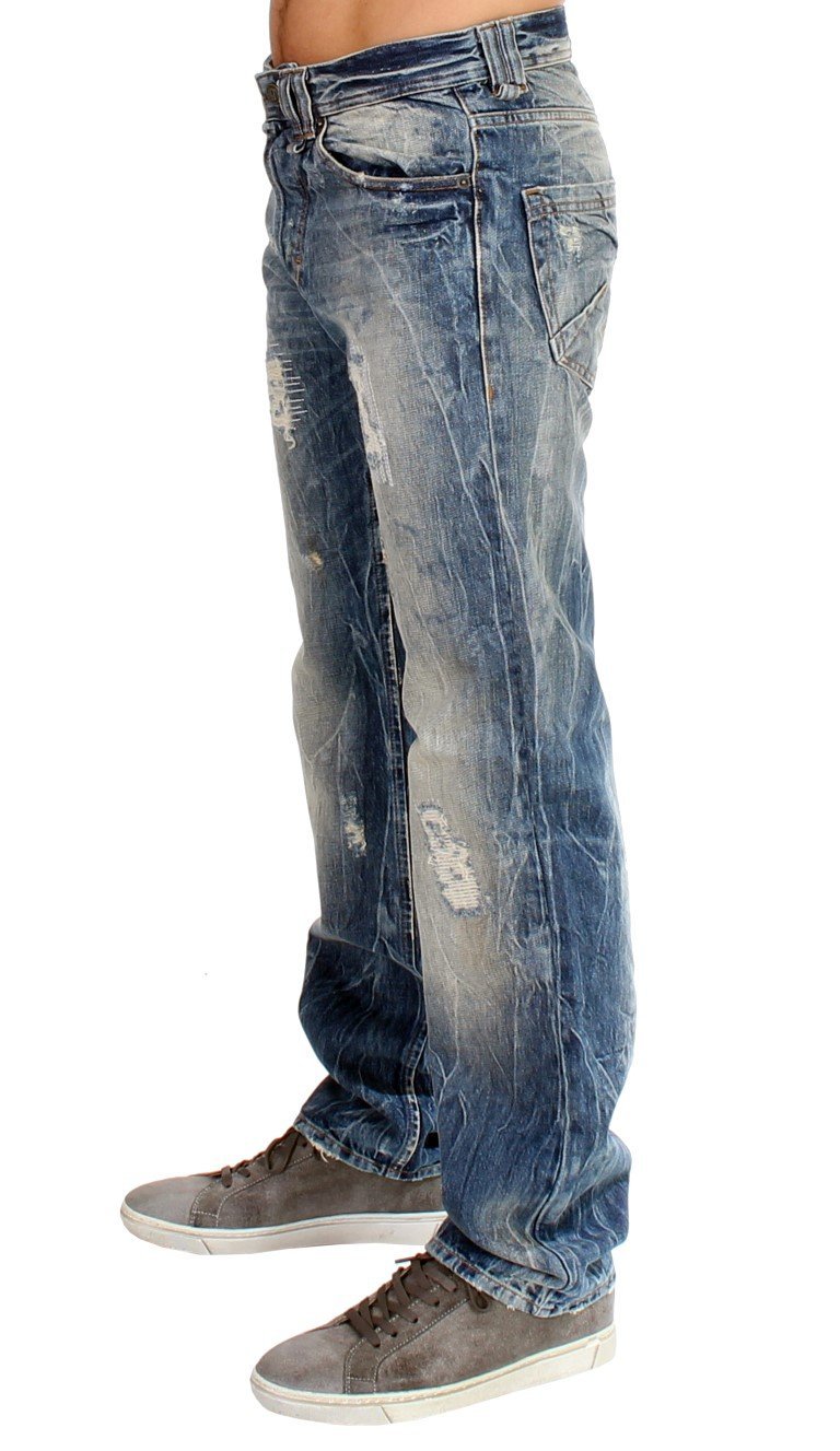 blue washed jeans
