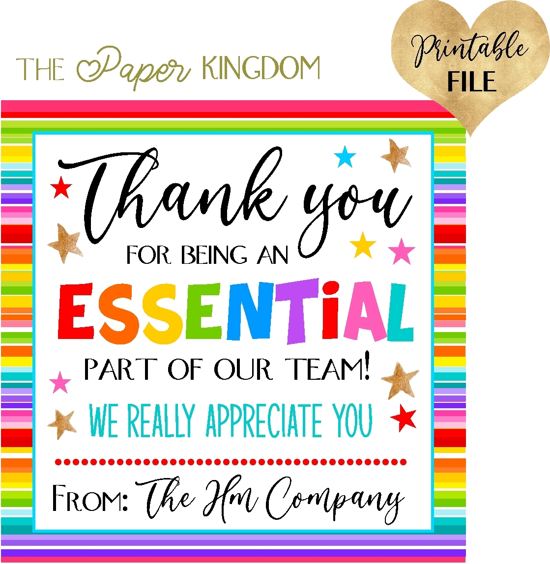 Free Printable Employee Appreciation Cards