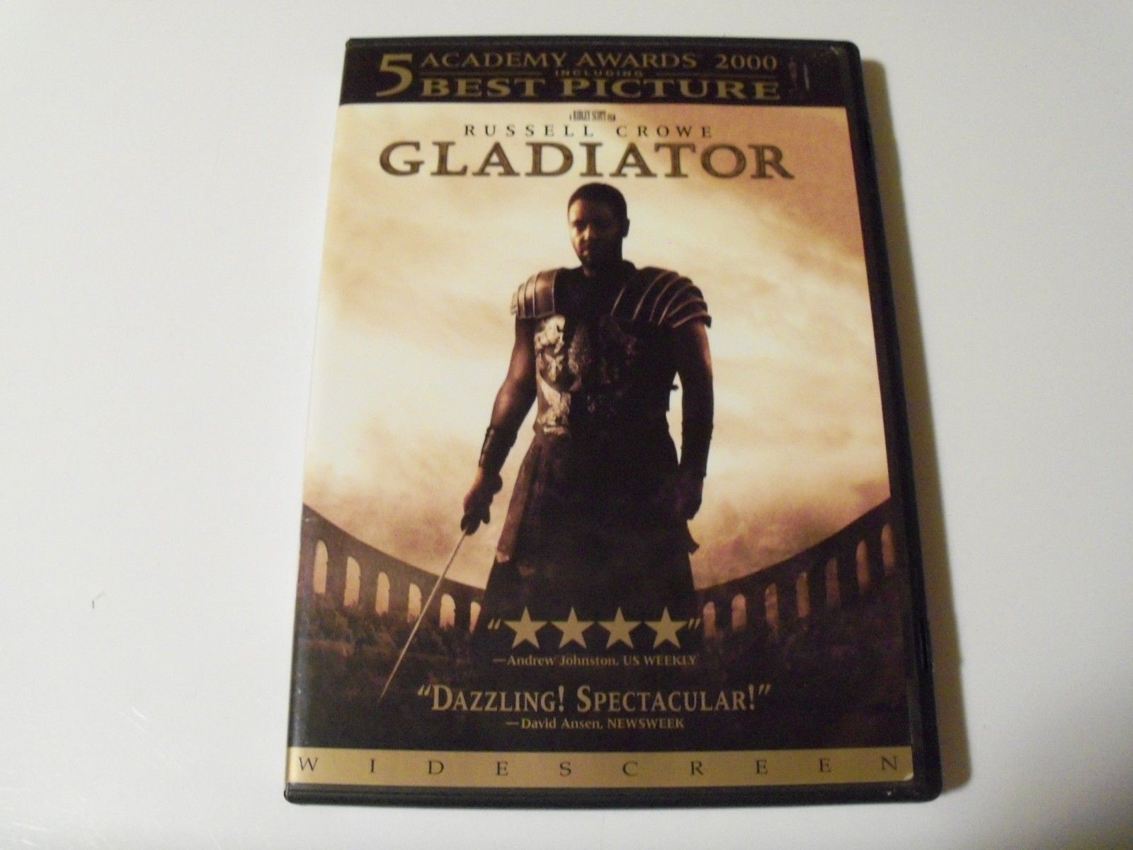 Gladiator DVD Widescreen Russell Crowe Joaquin Phoenix Connie Nielsen ...