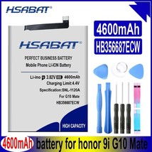 HSABAT 4600mAh HB356687ECW Battery for Huawei Nova 2 plus Nova 2i honor 9i G10 M - $19.86