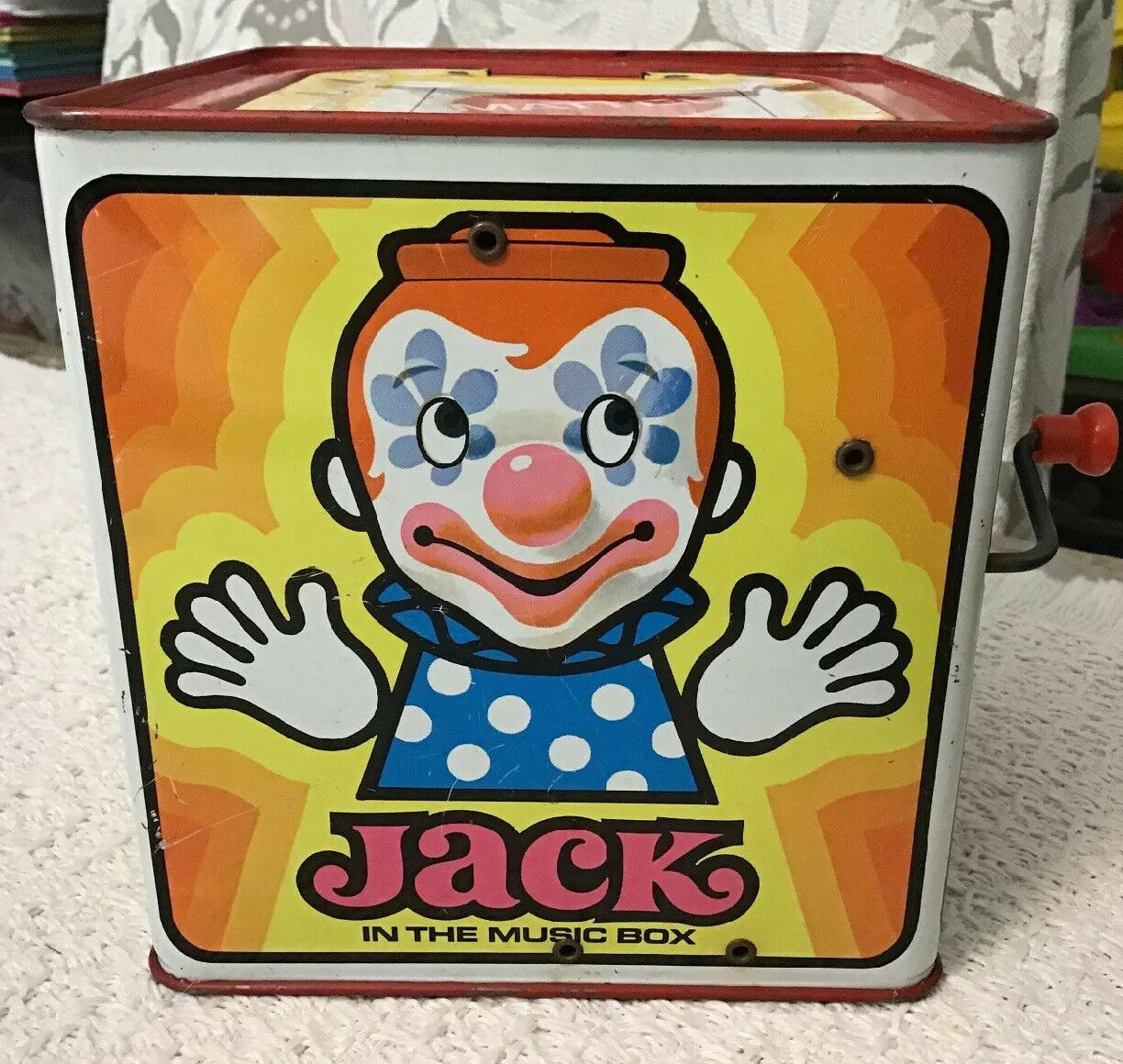 vintage mattel jack in the music box