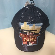 Twins 2014 MLB All-Star Game Hat Cap Womens Adjustable Sequined NWT - $15.73