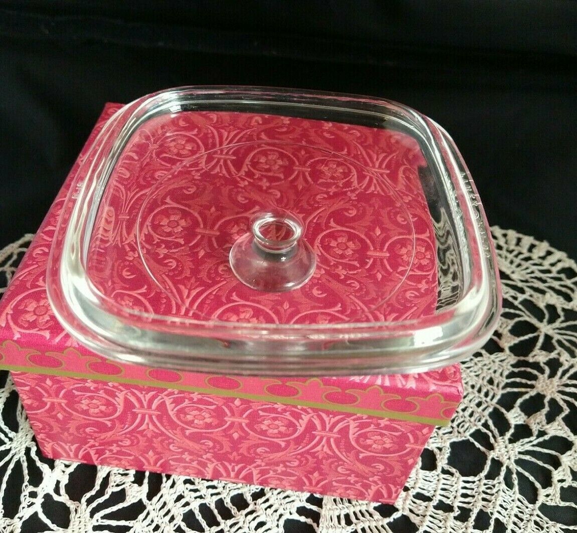 RARE Corning ware Replacement Petite GLASS Lid Pyrex P41GC Hard To