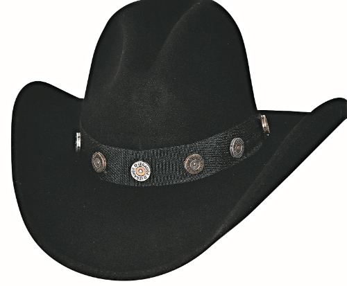 10X Straw Cowboy Hat Bullhide Black Gold