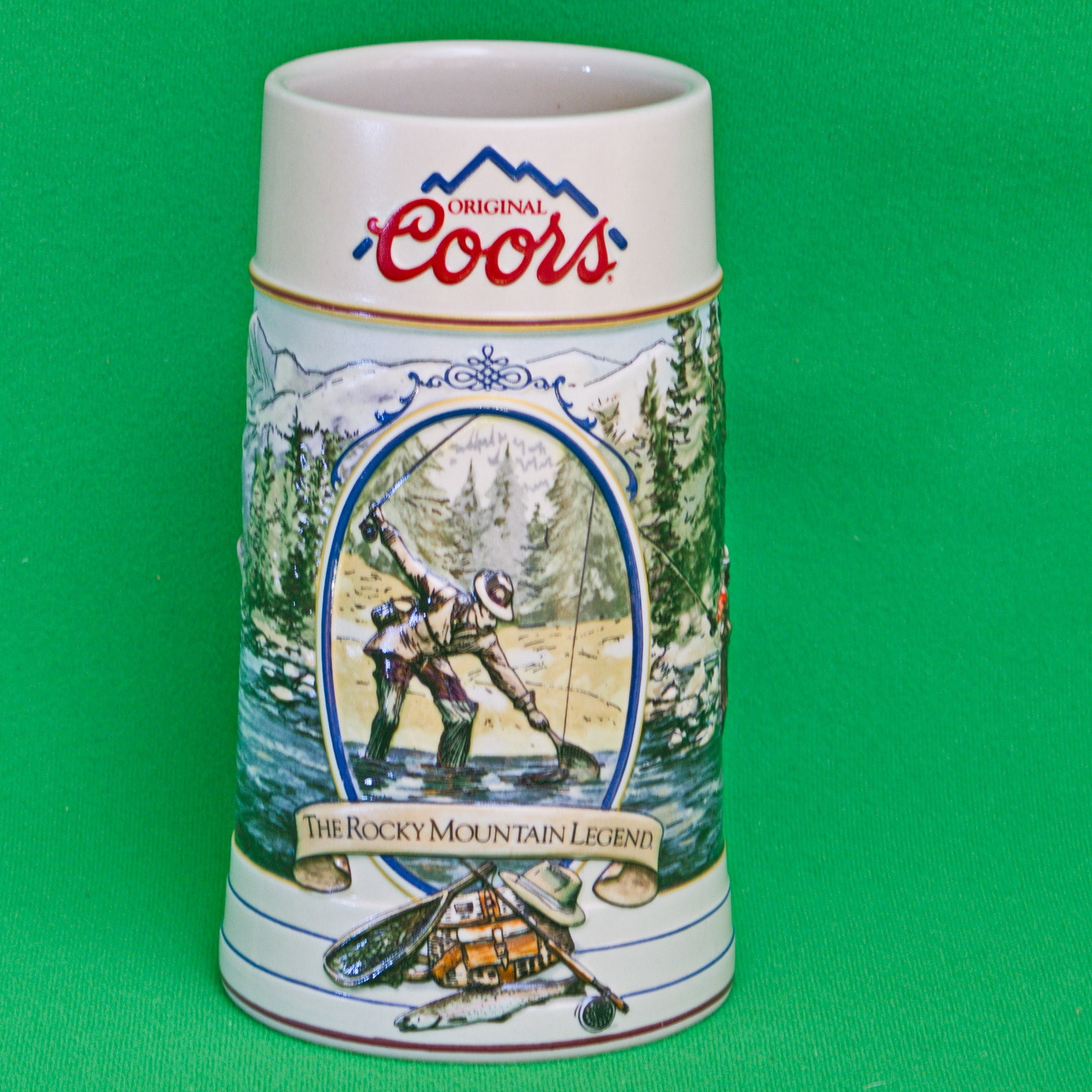 1993 Coors "Rocky Mountain Legend Series" Ceramic Collectible Beer