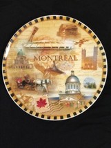 Vintage Montreal Canada Souvenir Collectible Plate Decor 7" Collector Travel image 1