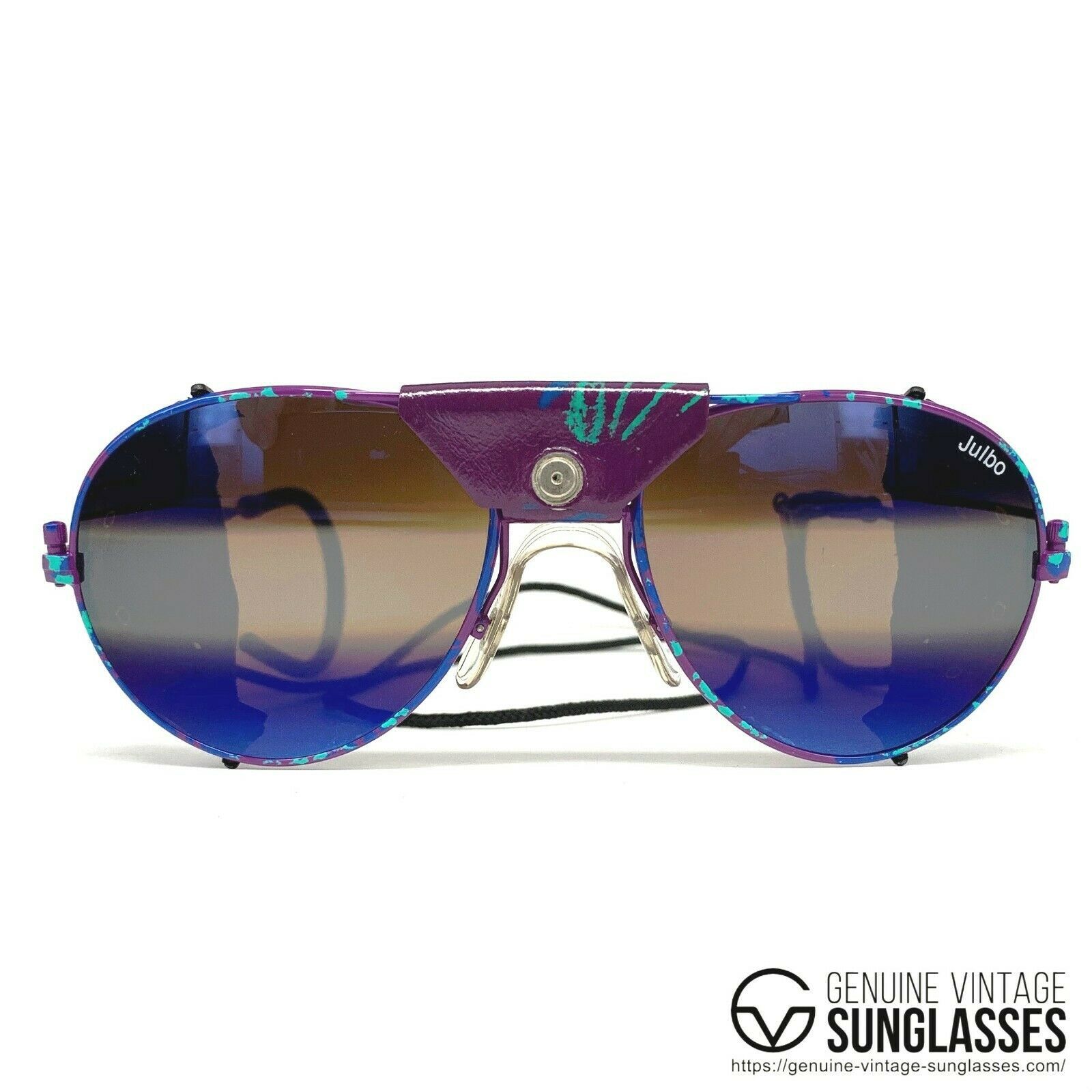 NOS Julbo Glacier Vintage Sunglasses France 80's Medium