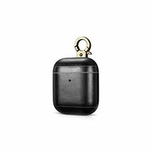 intelliARMOR - CarryOn Genuine Leather Case for Apple AirPods (Black) - $7.95
