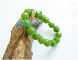 Free Shipping -  Grade AAA Natural Green Jadeite Jade charm Bracelet (ad... - $30.00