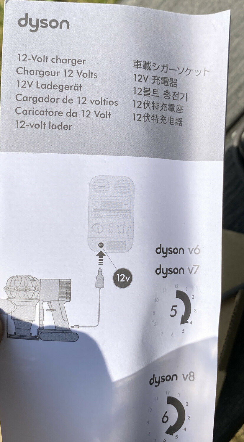 Original Dyson 12v Vacuum Car Boat Charger And 13 Similar Items