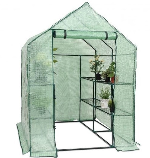 Portable Outdoor Greenhouse With 8 Shelves Backyard Garden Plant ...