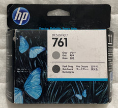HP 761 Gray & Dark Gray Printhead CH647A For HP Designjet T7100 & T7200 - $70.48