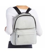 Marc Jacobs Backpack Large Varsity Light Grey Leather New $550 - $325.00